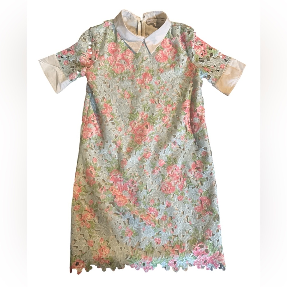English Factory Floral Lace Sheath Dress
